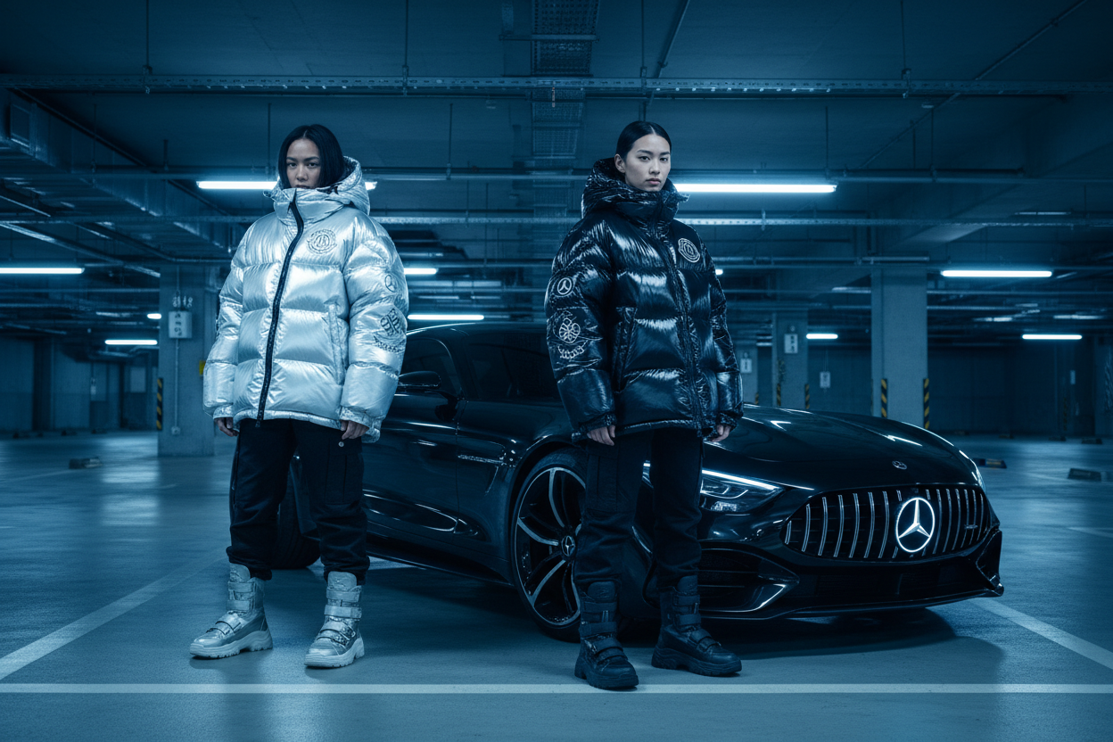 Moncler x Mercedes-Benz by Nigo Editorial Banner