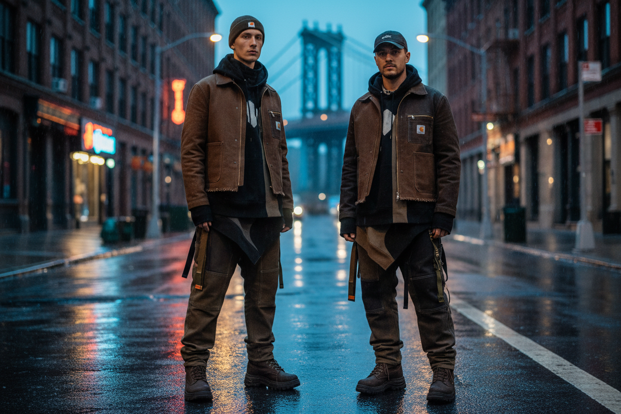 Sacai x Carhartt WIP Editorial Banner
