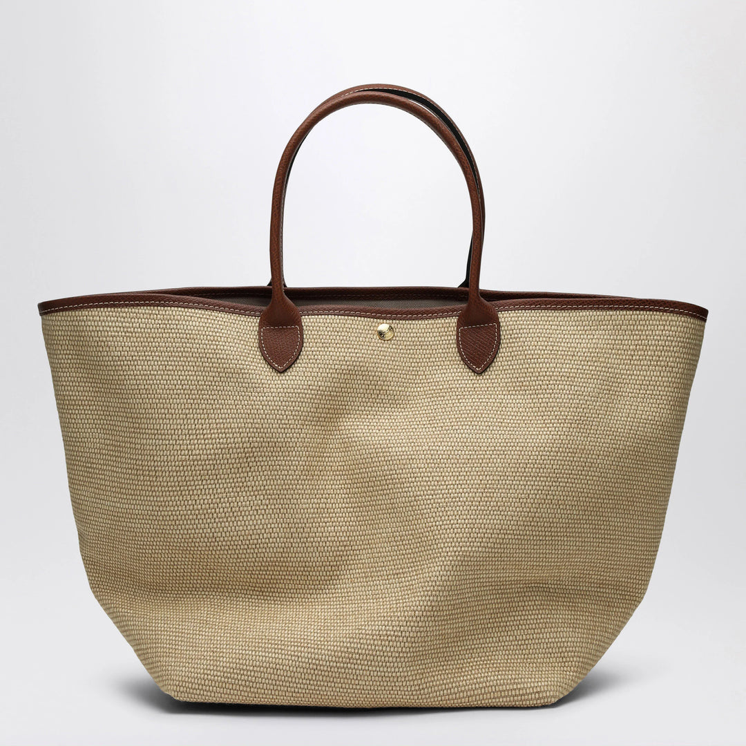 Longchamp - Basket bag L Le Pliage brown