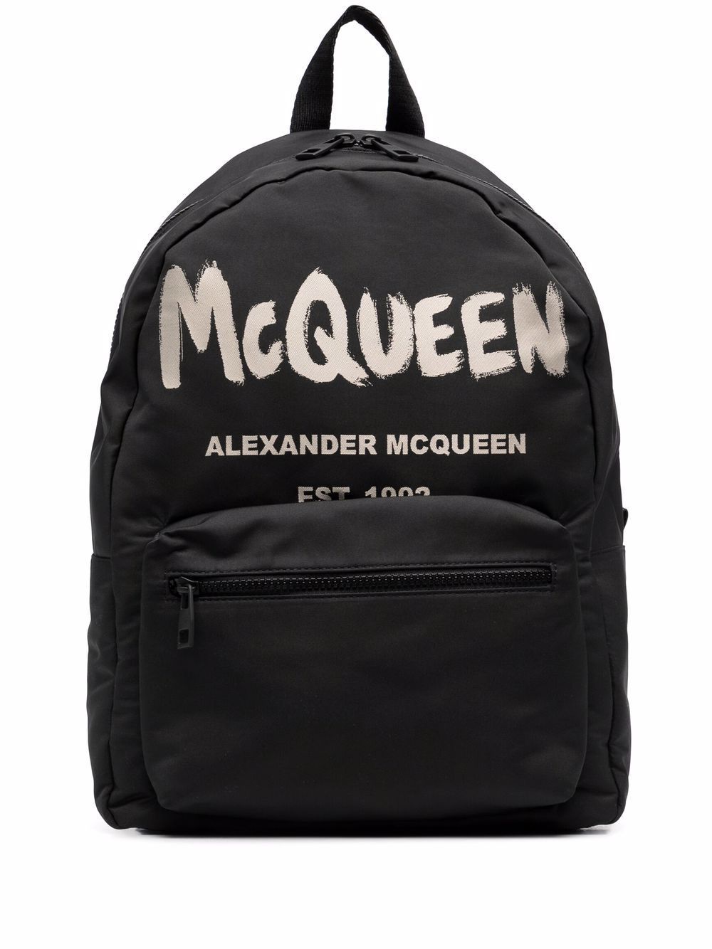 Alexander McQueen Taschen Schwarzer Packpack