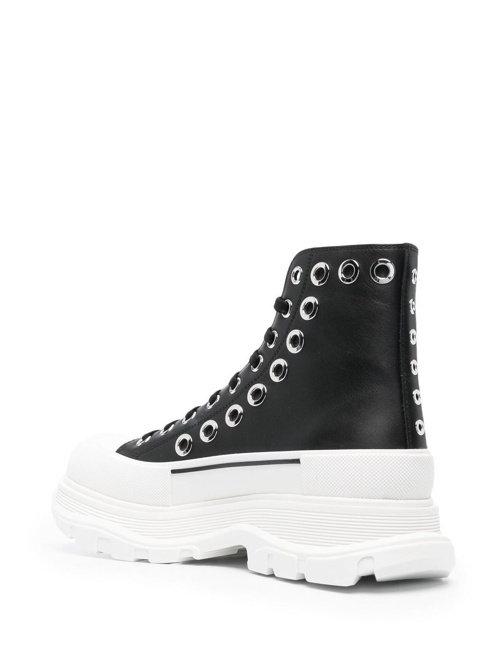 Alexander McQueen Stiefel Schwarz