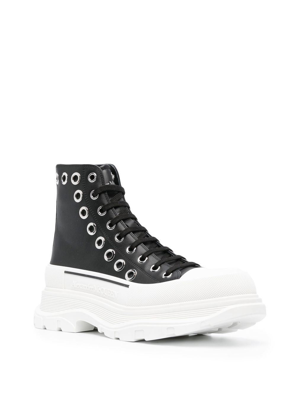 Alexander McQueen Stiefel Schwarz