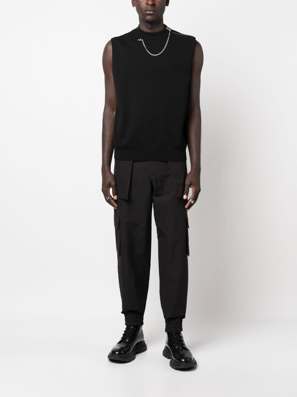 Alexander McQueen Hose Schwarz