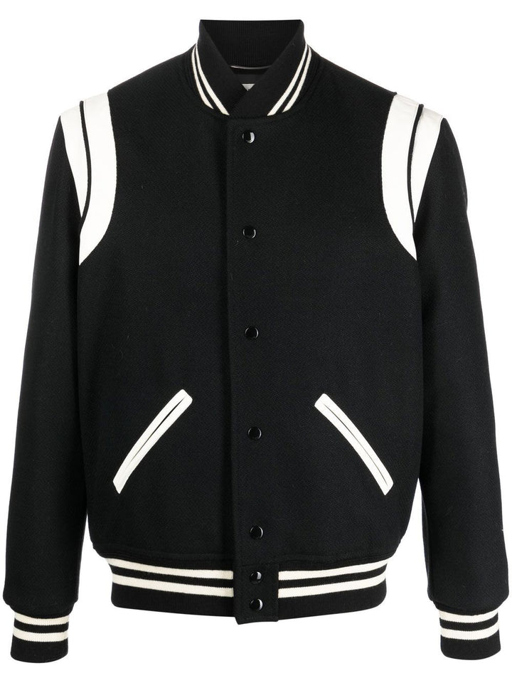 Saint Laurent Coats Black