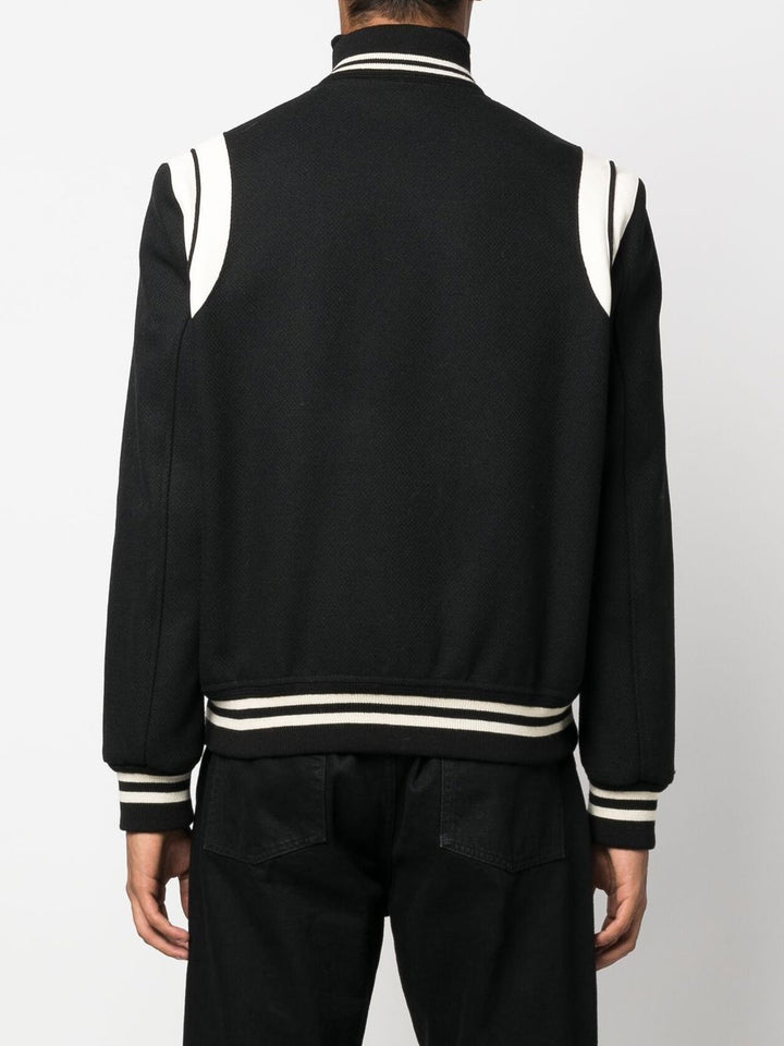 Saint Laurent Coats Black