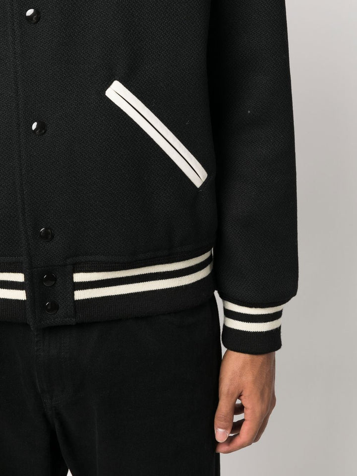 Saint Laurent Coats Black