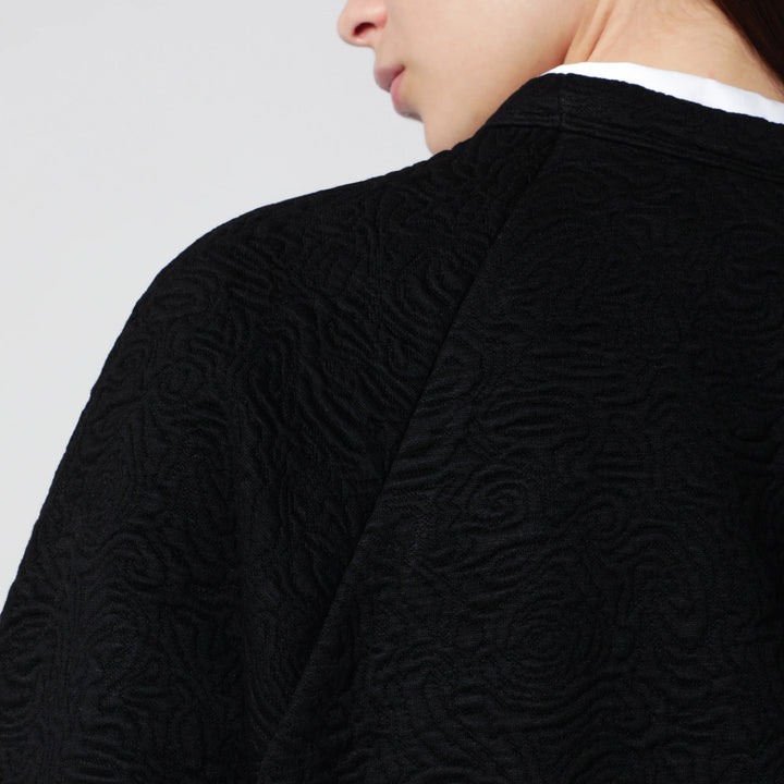 Dries Van Noten - Black viscose-blend sweatshirt