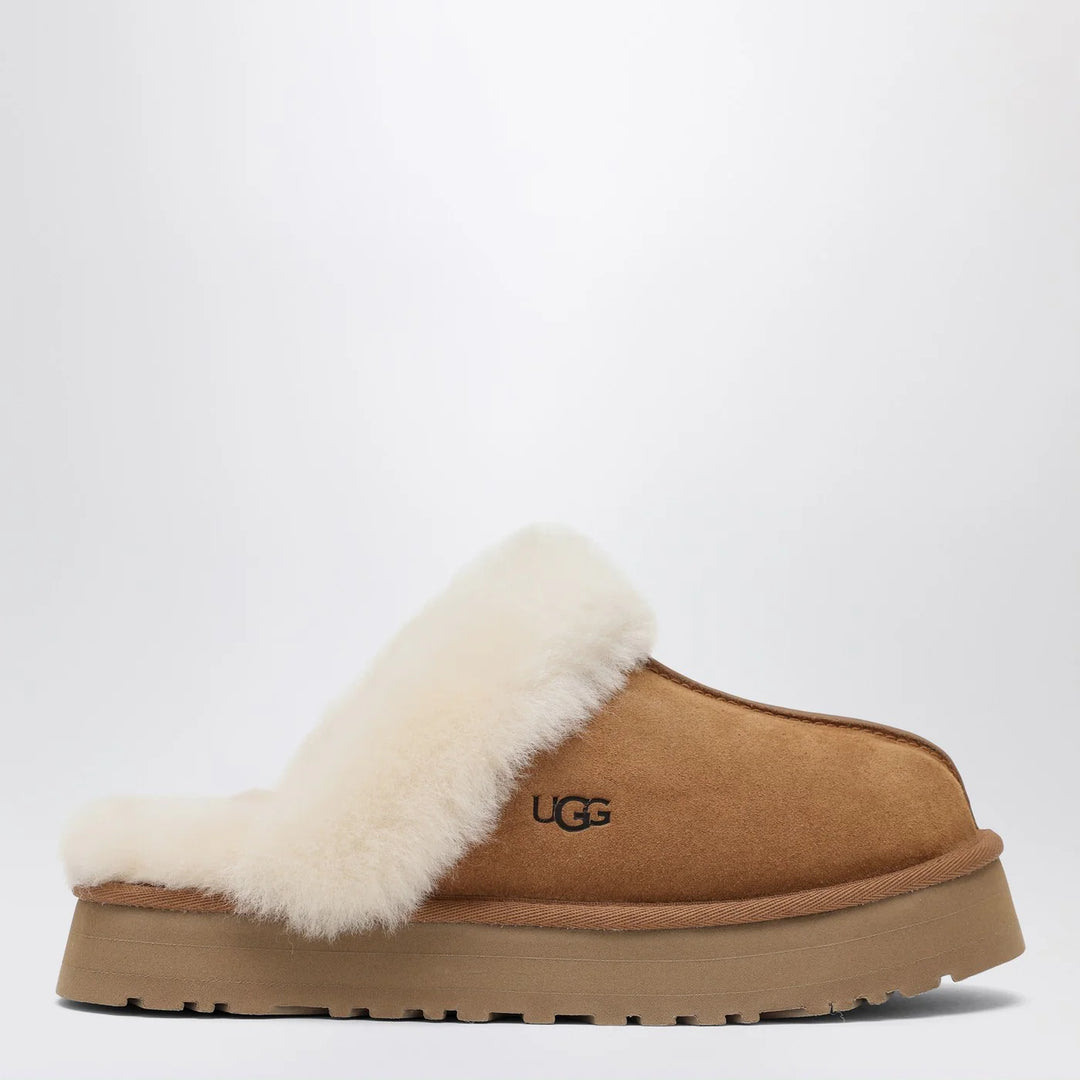 UGG - Disquette slippers in chestnut