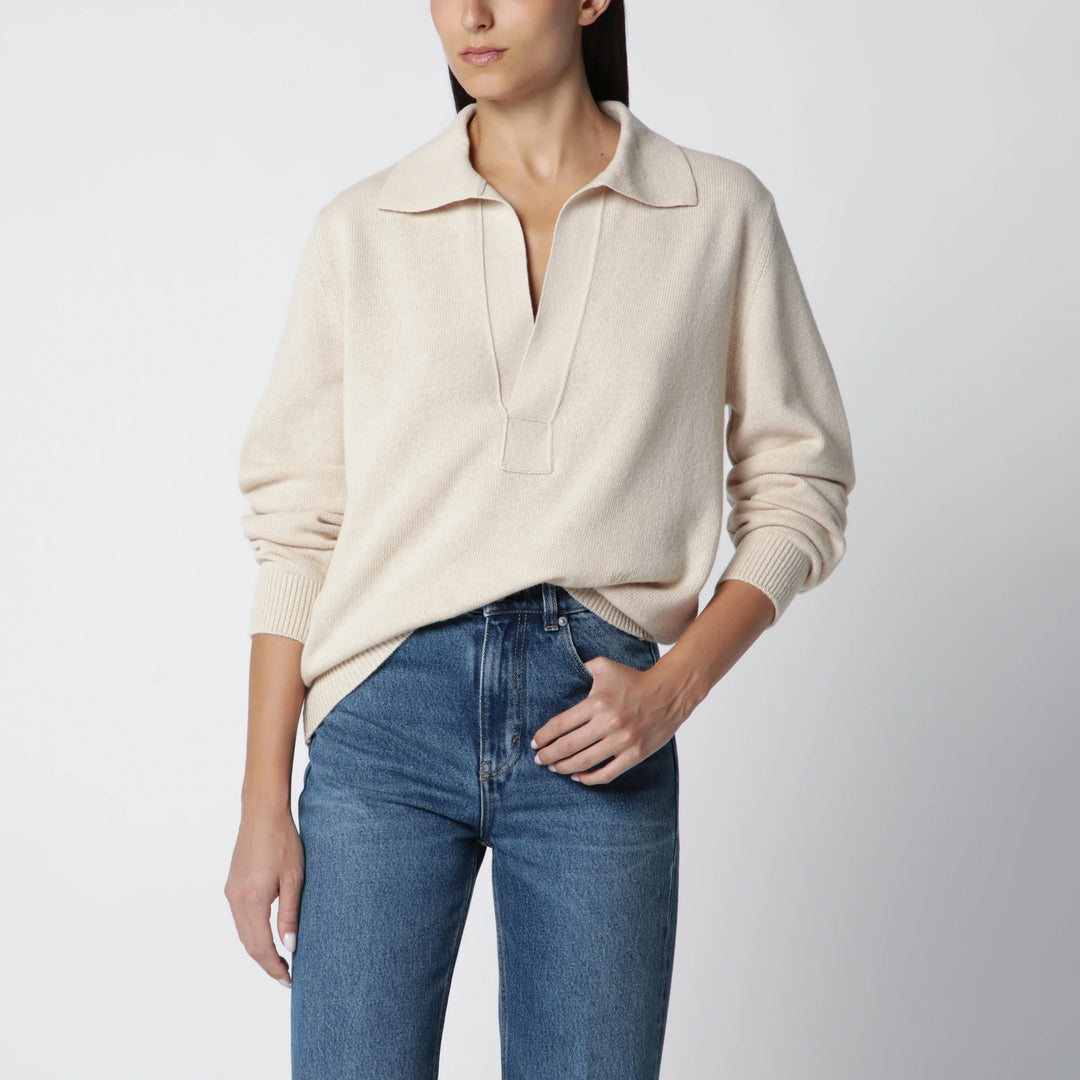 Victoria Beckham - Genevieve sweater in Elderflower cashmere blend