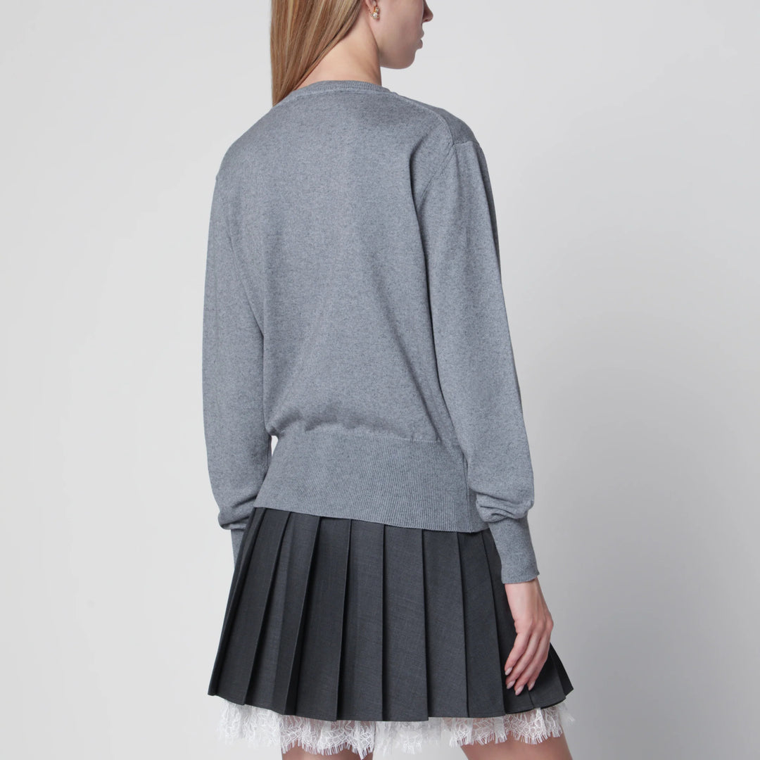 Vivienne Westwood - Bea cotton and cashmere cardigan in dark grey