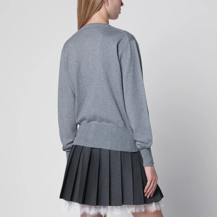 Vivienne Westwood - Bea cotton and cashmere cardigan in dark grey
