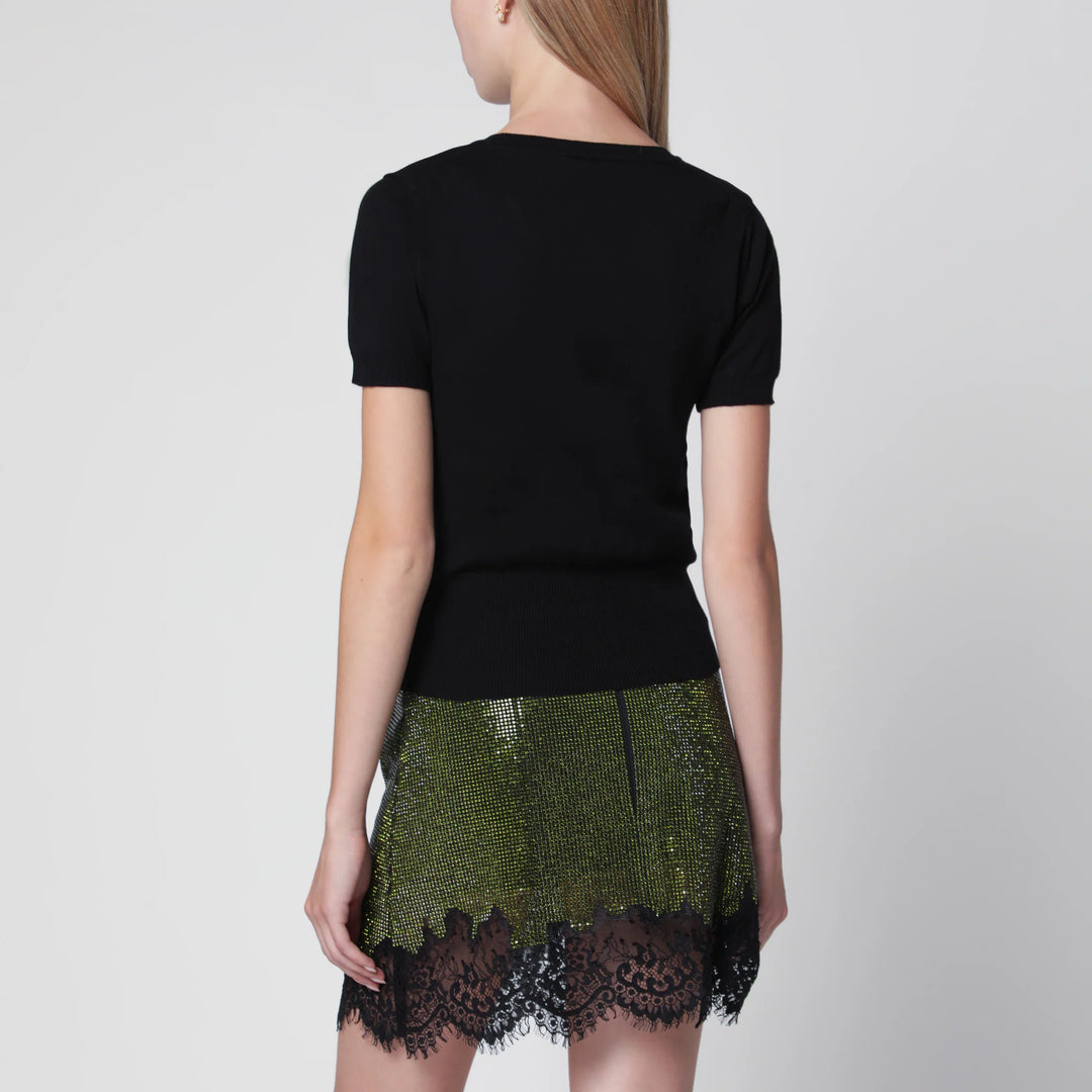 Vivienne Westwood - Bea knitted cotton and cashmere T-shirt in black