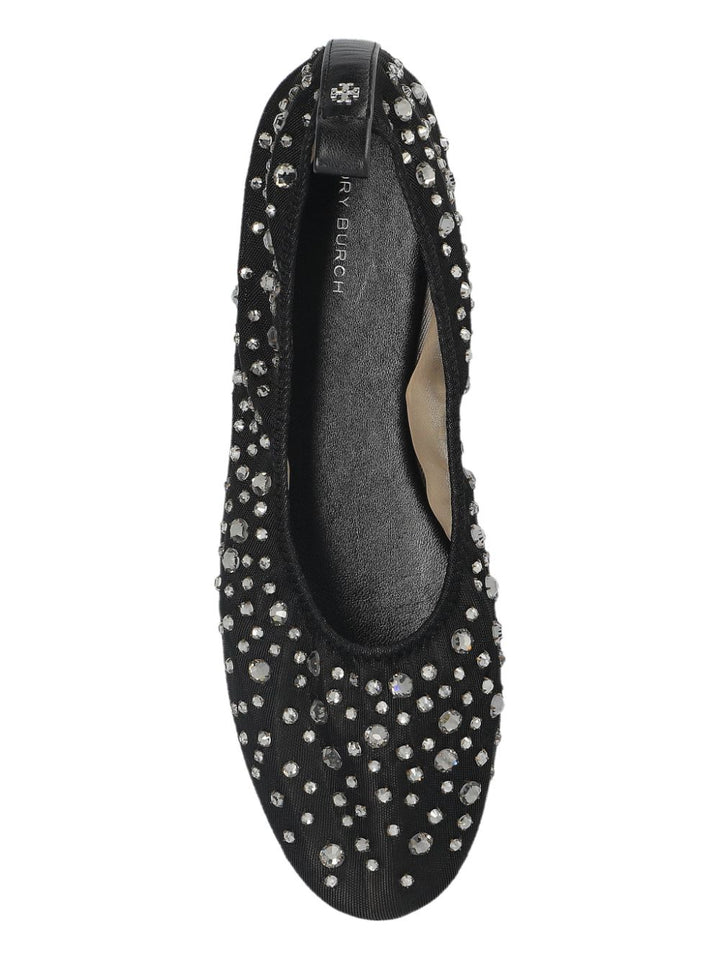 Tory Burch Flache Schuhe Schwarz