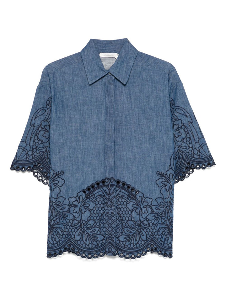 Zimmermann Shirts Blue