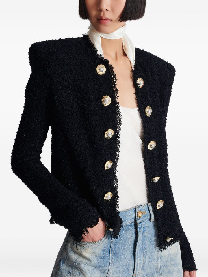 Balmain Jackets Black