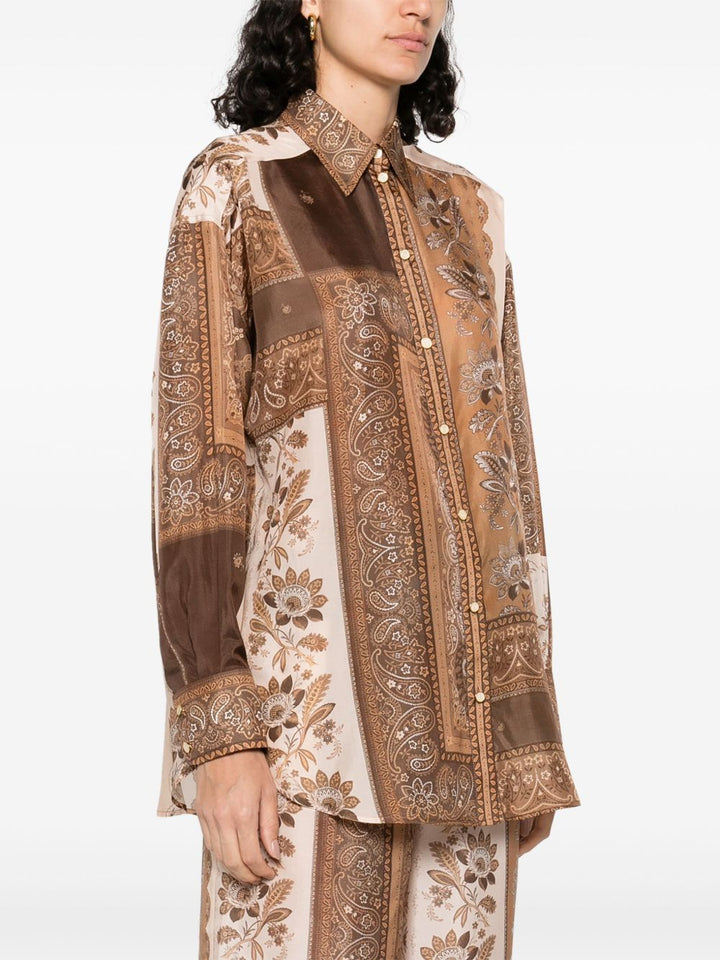 Zimmermann Shirts Brown