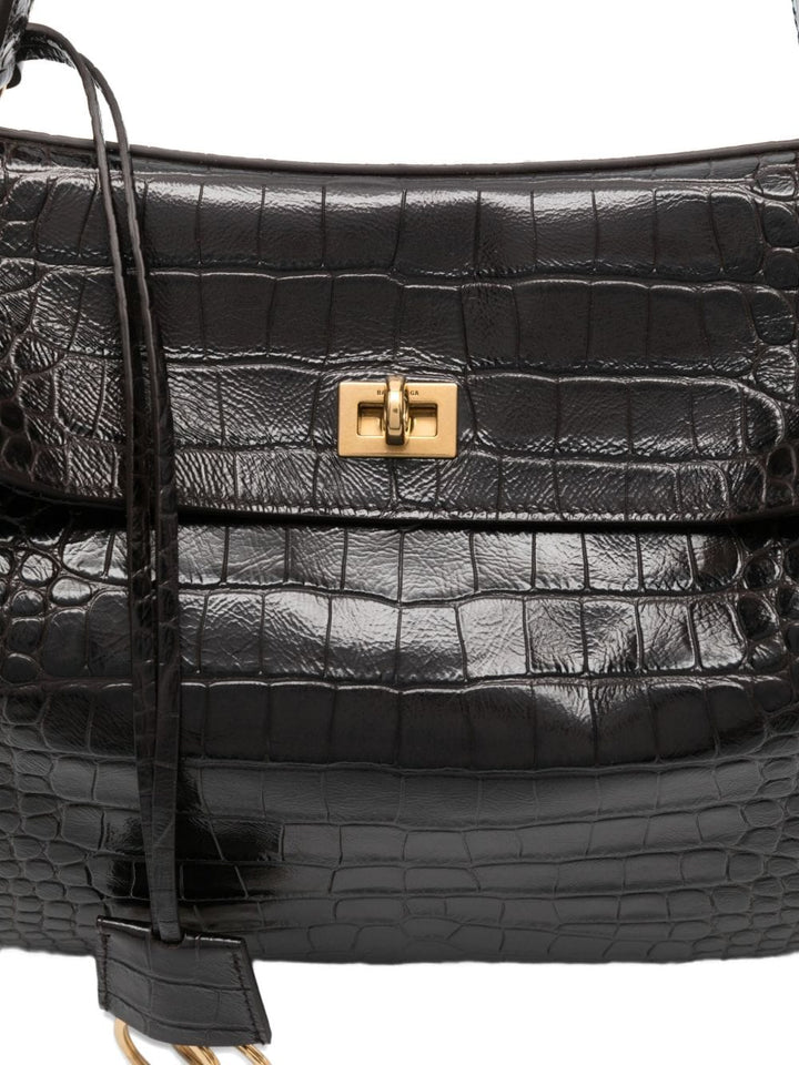 Handbag UNI Balenciaga Rodeo Medium Leather Handbag Brand