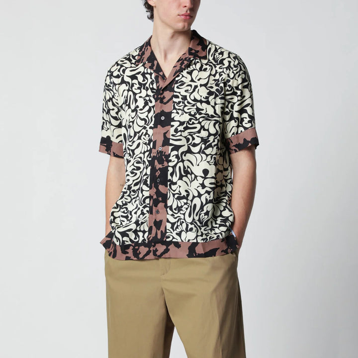 Dries Van Noten - Shirt with Graphic Squiggle print