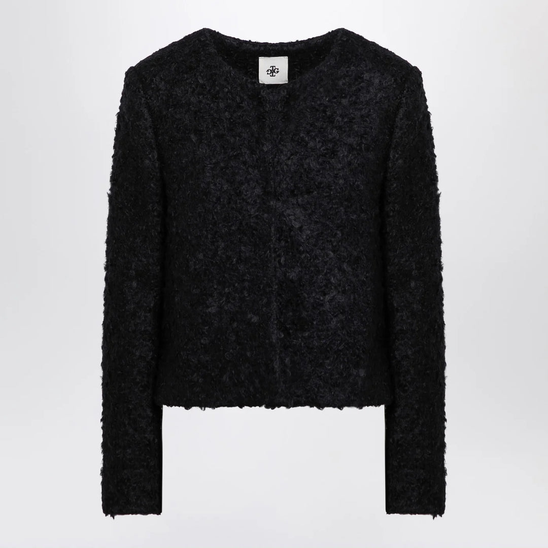 the garment - Recycled wool blend black Vienna jacket