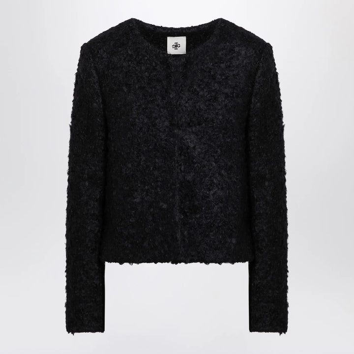 the garment - Recycled wool blend black Vienna jacket