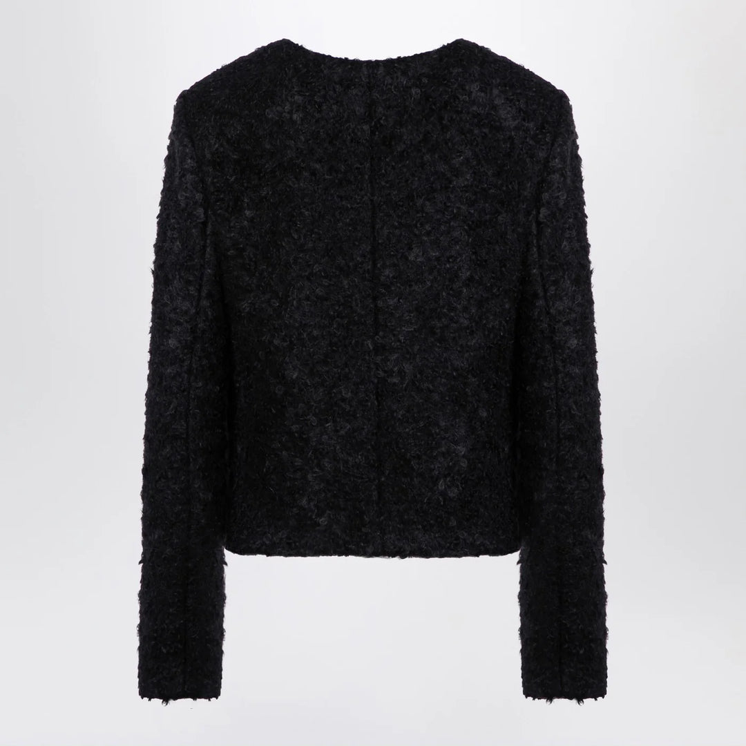 the garment - Recycled wool blend black Vienna jacket