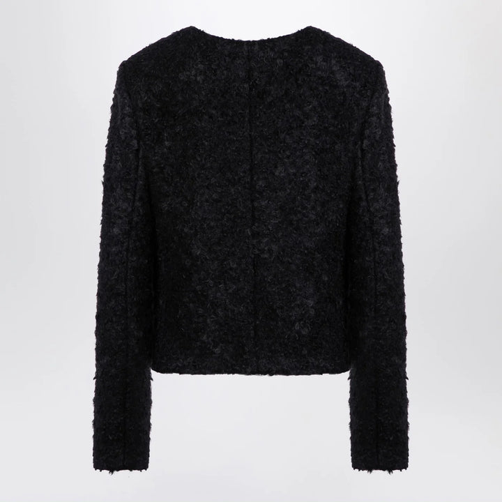the garment - Recycled wool blend black Vienna jacket