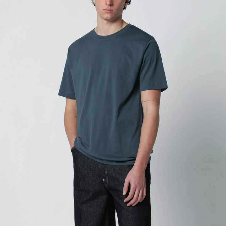 Dries Van Noten - Petrol green cotton T-shirt Brand Shirts &amp; Tops S