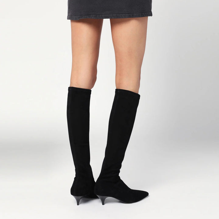 A.EMERY - The Oscar Boots neri in suede