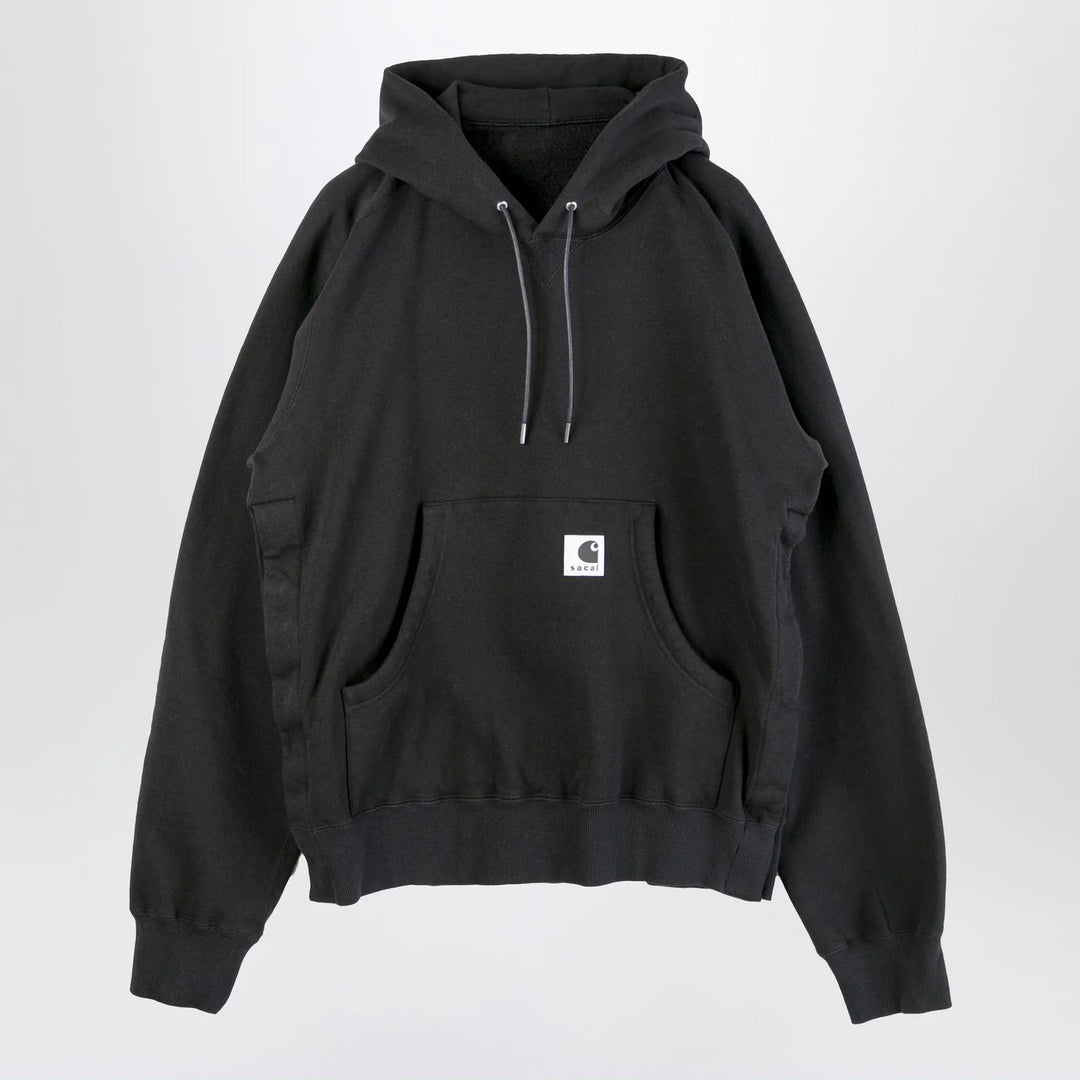 Sacai x Carhartt WIP - Black cotton hoodie