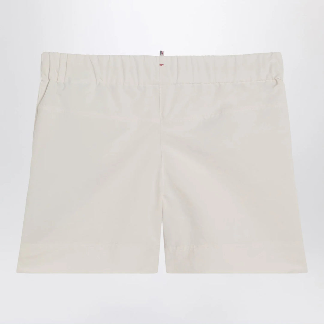 Moncler Grenoble - Beige technical froissé Shorts