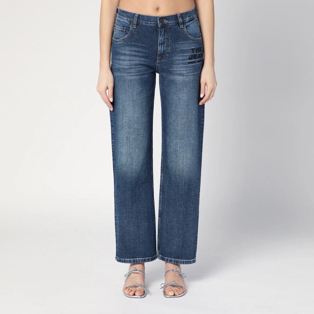 Marc Jacobs - Blue washed-effect jeans