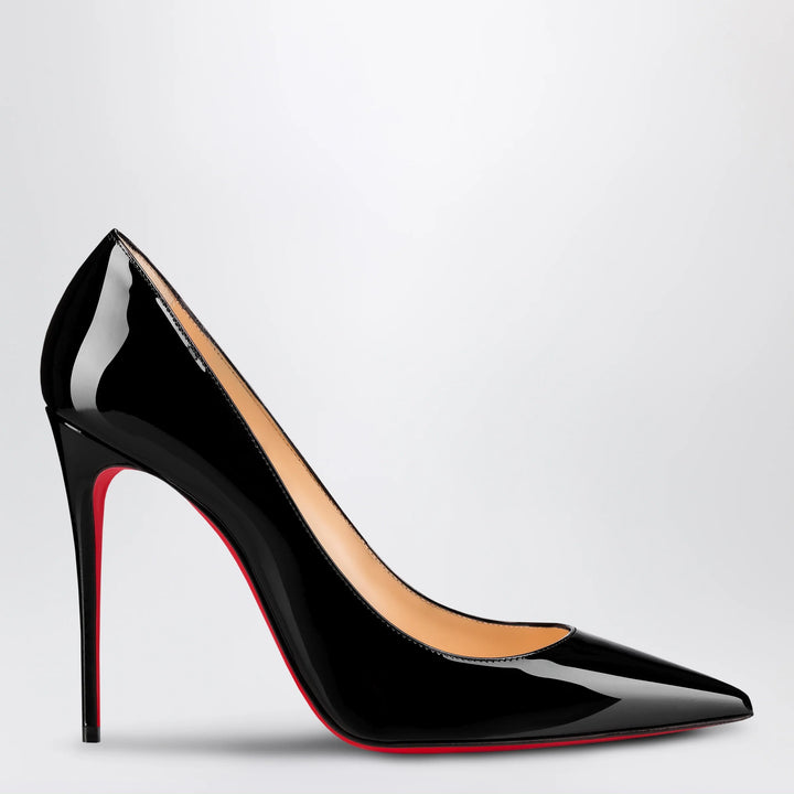 Christian Louboutin - Black patent leather décollette