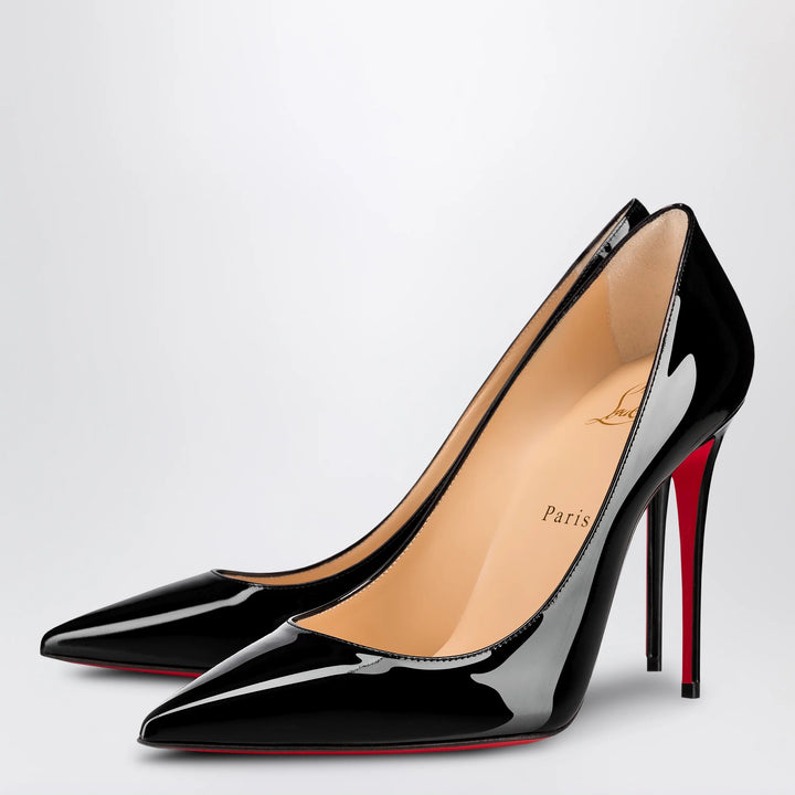 Christian Louboutin - Black patent leather décollette