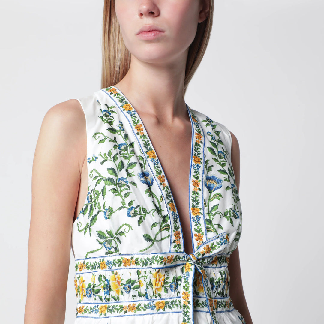 FARM Rio - Ivory Emily mini dress with floral print