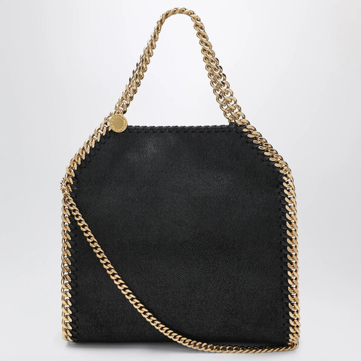 Stella McCartney - Black/gold Falabella Mini Tote bag