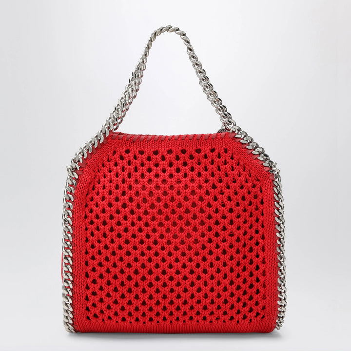 Stella McCartney - Red Falabella Mini tote bag in mesh