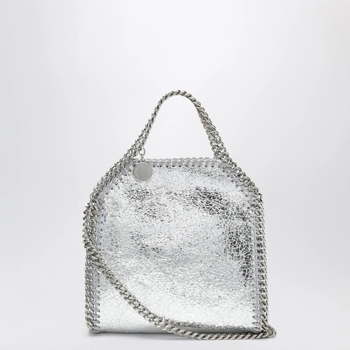 Stella McCartney - Falabella micro tote bag in silver