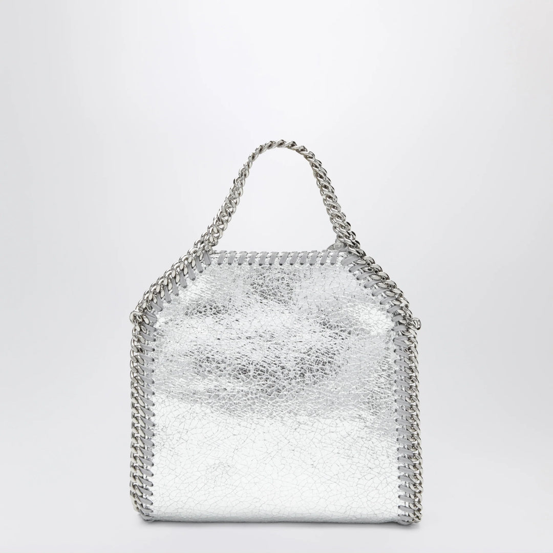Stella McCartney - Falabella micro tote bag in silver