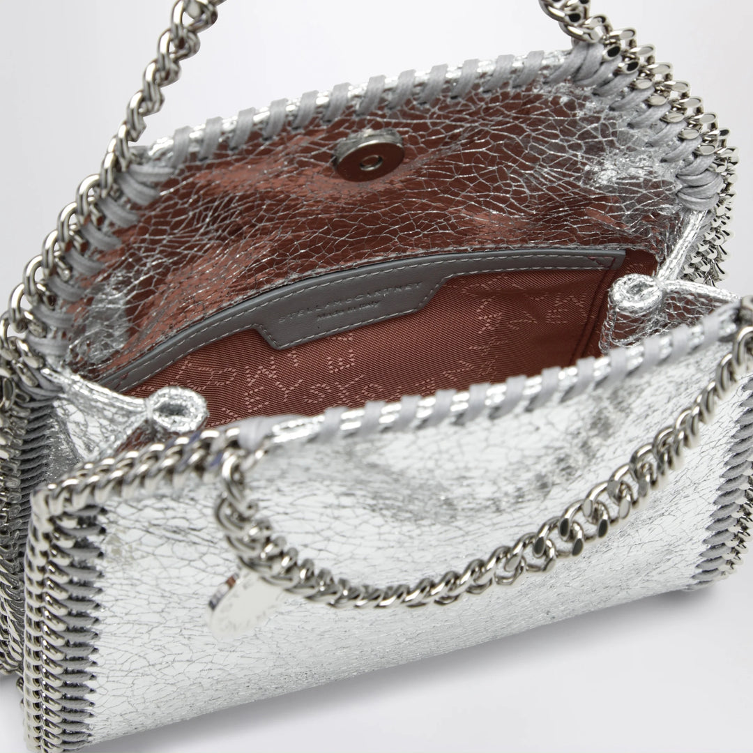 Stella McCartney - Falabella micro tote bag in silver