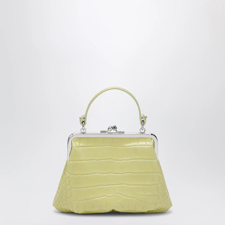 Vivienne Westwood - Granny Frame crocodile-embossed leather purse, lime