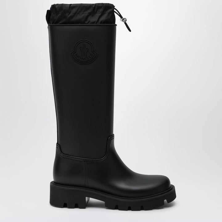 Moncler - Kickstream High rain boots in PVC black