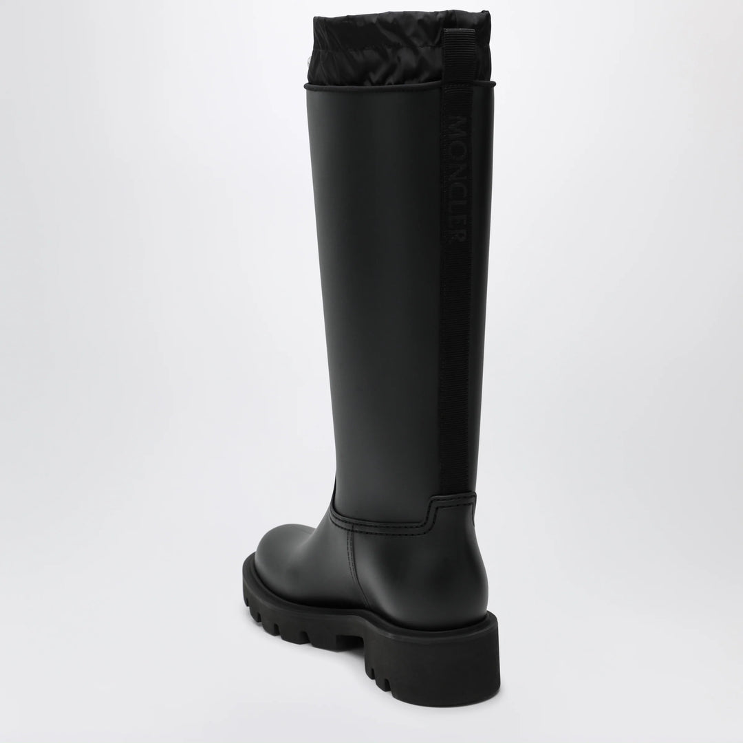 Moncler - Kickstream High rain boots in PVC black