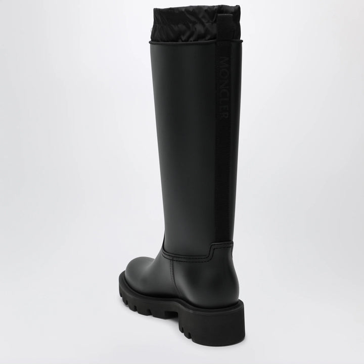 Moncler - Kickstream High rain boots in PVC black