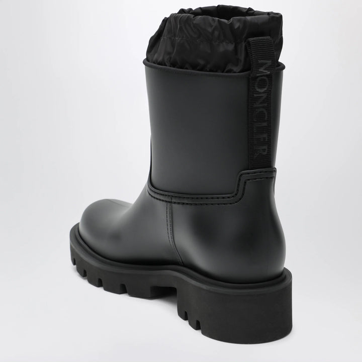 Moncler - Kickstream rain boots in PVC and nylon, black