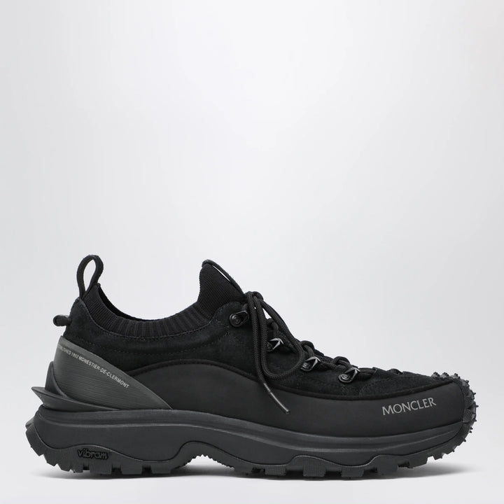 Moncler - Trailgrip Lite3 suede leather sneakers in black