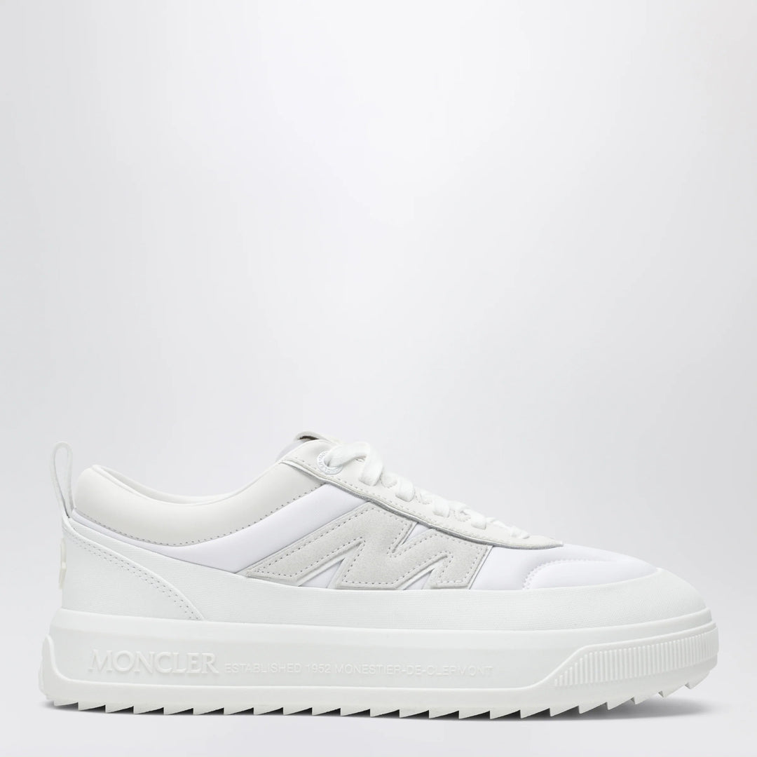 Moncler - Altive suede and nubuck leather sneakers in white