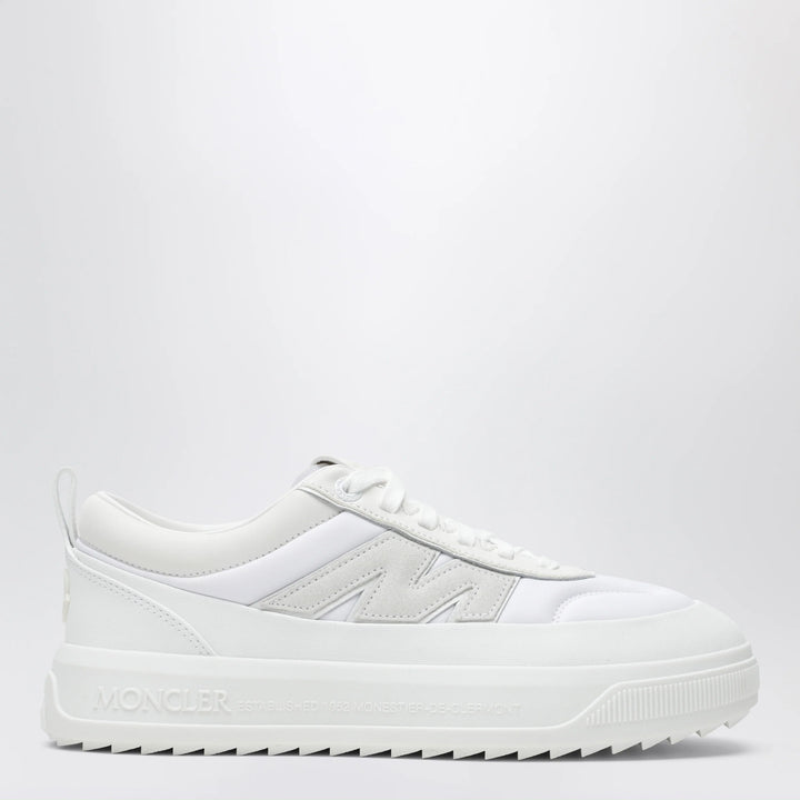 Moncler - Altive suede and nubuck leather sneakers in white