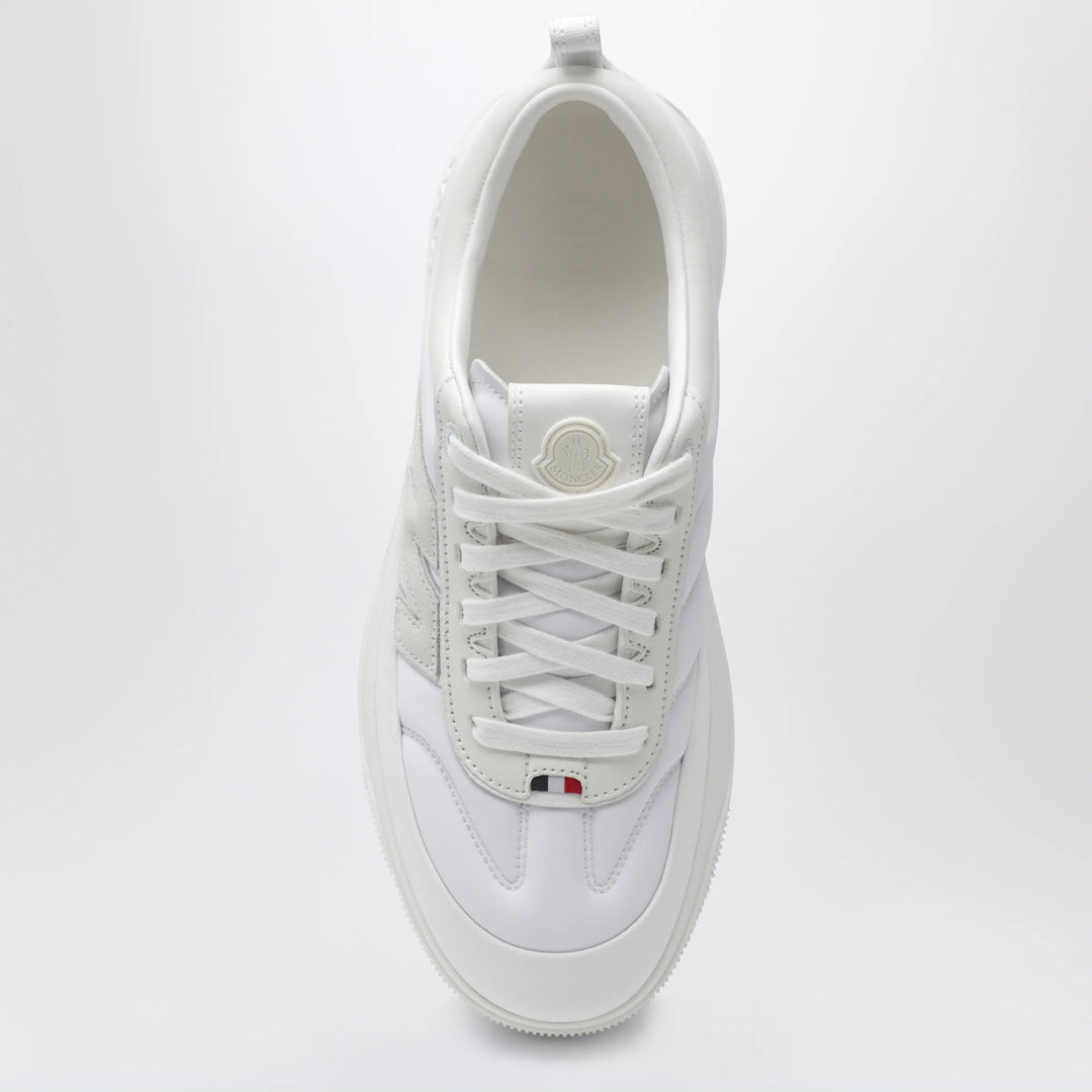 Moncler - Altive suede and nubuck leather sneakers in white