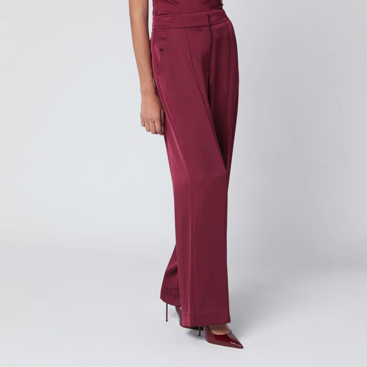 SIMKHAI - Kyra trousers in blueberry satin