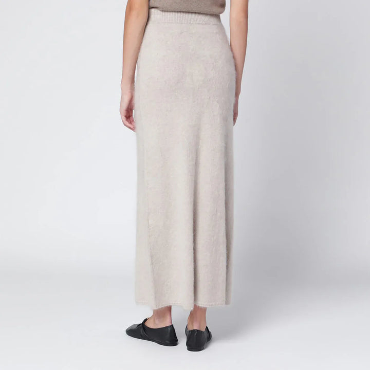 ALMADA LABEL - Umi skirt in taupe cashmere Brand Apparel &amp; Accessories > Clothing > Skirts M